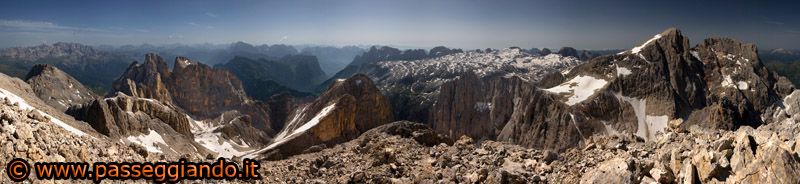 Panorama dalla vetta